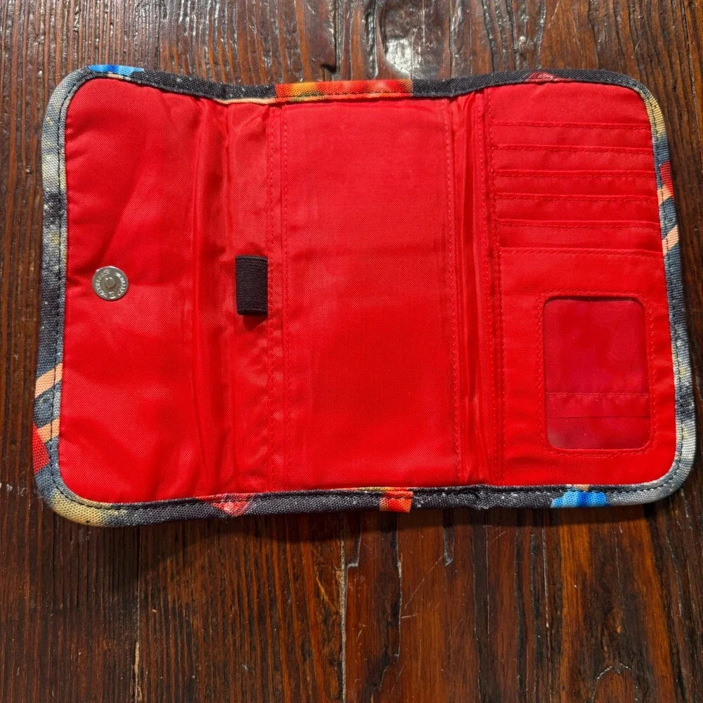 KAVU Rope Sling Bag and Wallet Set Festival Multicolor Popsicle Space‎ Print